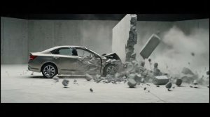 AI Crash Test 3: Car Smashes Through Concrete Wall | Realistic Deformation