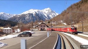 🚄 4К SmartTV ➤ Скуоль-Тарасп - Ландкварт - Кур, Швейцария!