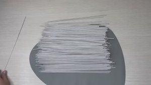 ТРУБОЧКИ из БУМАЖНОЙ ЛОЗЫ. ПОКРЫТИЕ ЛАКОМ в 2 СЛОЯ, УВЛАЖНЕНИЕ ТРУБОЧЕК.