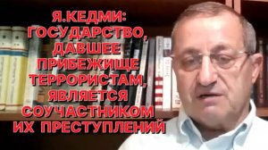 Я.КЕДМИ: Ни одного положительного результата от попытки ликвидации в Катаре главарей ХАМАСа не было