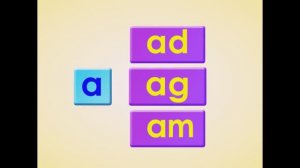 -ad, -ag, -am l Short Vowel a l Word Chant l Phonics Monster