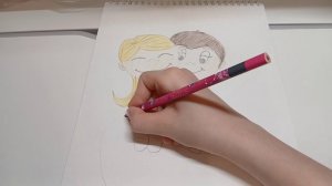РИСУНОК: МАЛЬЧИК С ДЕВОЧКОЙ ДРУЖИЛ 😁