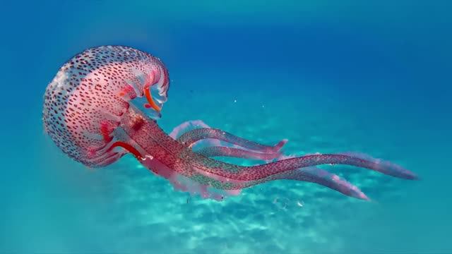 Как действует на человеке яд медузы Пелагия ночесветка (Night-light jellyfish) — Pelagia noctiluca ?