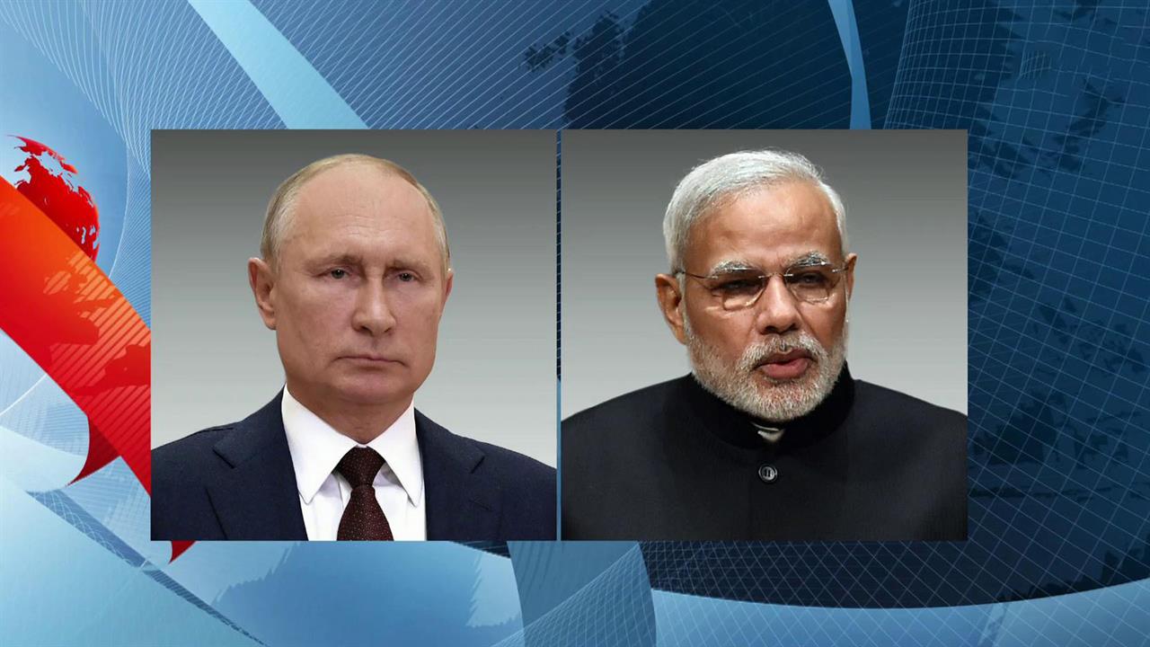 Владимир Путин поздравил премьера Индии Нарендру Моди с 75-летием