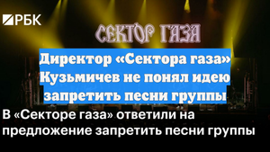 Директор «Сектора газа» Кузьмичев не понял идею запретить песни группы