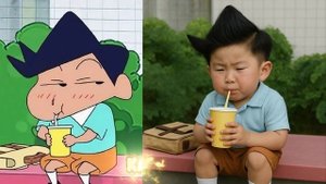 Все персонажи аниме "Син Тян" (Shinchan) в реальной жизни!