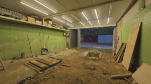РЕМОНТ УБИТОГО ПОЛА В ГАРАЖЕ