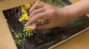 Картина «Жёлтая лесная дорога» / Акрил / Техника живописи