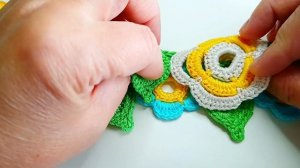 Ажурный летний шарфик