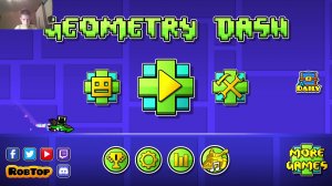 Пробую пройти изи демона Shiver в геометри даш 2.2 1 серия. Стрим. Геометри дэш 6 серия