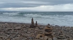 Мы на Шаморе, в бухте Стеклянной, острове Русском.
