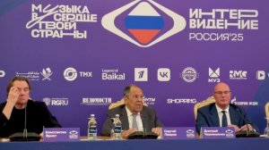 Глава МИД Сергей Лавров ответил на вопрос Стива Розенберга (BBC News) о конкурсе «Интервидение»