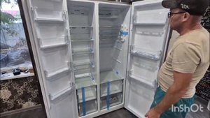 Купили холодильник/Распаковка