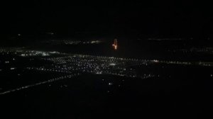 Над ночной Москвой.