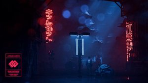 CYBERPUNK Alleys ｜  Relaxing Sci-Fi Ambience in Rain