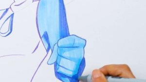 Персонаж Текна маркерами