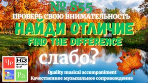 "Найди отличие" / "Spot the Difference" _ выпуск № 855