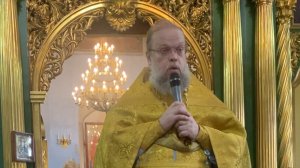 14 сентября 2025 г. Неделя четырнадцатая по Пятидесятнице. Проповедь иерея Димитрия Майорова.