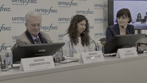 Пресс "Итоги Международного форума объединенных культур" в "Интерфаксе" (фр.7)