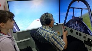 Показательный полет тренажер ЯК 52 Ильдар