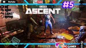 ►Прохождение The Ascent #5 - Новые возможности. Робот-босс [4К] (Космодром)