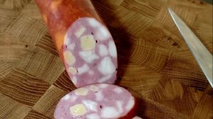 Колбаса из индейки с сыром