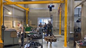 Легкая крановая система Мостовой кран г/п 500 кг в помещении