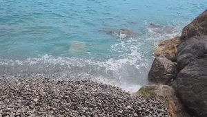 2 сентября 2025. Ницца.Пляж и Море штормит...