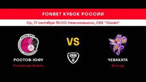 Ростов-ЮФУ (ж) (Ростовская область) - Чеваката (ж) (Вологда)