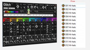 FREE Dblue Glitch Preset pack Hi-hats by Soulbringer