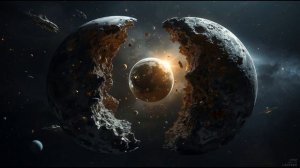 The Eye Between Worlds 🌌👁️ 2-Hour Cosmic Duality Ambience ｜ Shattered Moon Soundscape ｜ Tense