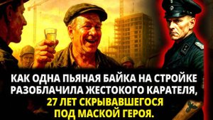 КАК ОДИН ТОСТ НА ПРАЗДНИКЕ ЧТРОИТЕЛЕЙ РАЗОБЛАЧИЛ ЖЕСТОКОГО КАРАТЕЛЯ 27 ЛЕТ СКРЫВАВШЕГОСЯ ПОД МАСКОЙ