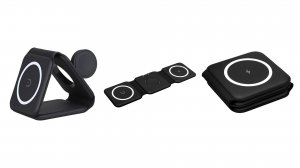 Беспроводное складное зарядное устройство на 3 Apple гаджета