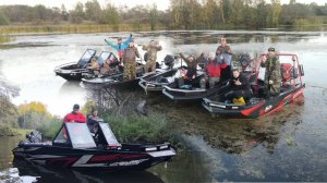 Лодки ГУНЧ болотоходы по заросшей реке Нерль это было НЕЗАБЫВАЕМО