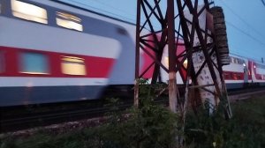 "И снова Ульяновск!" ЭП2К-??? с поездом 022Й Ульяновск, о.п Радуга