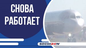 Аэропорт Краснодара возобновил работу