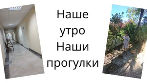 Наше утро и наши прогулки.