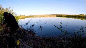 РЫБА НИ КАК НЕ ХОЧЕТ ЛОВИТСЯ. РЫБАЛКА НА ПРУДУ