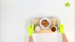 Деревянный поднос с кожаными ручками. Как сделать поднос своими руками