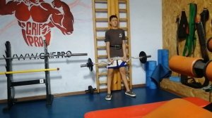 Фёдор 13 лет. Строгий бицепс 35кг.