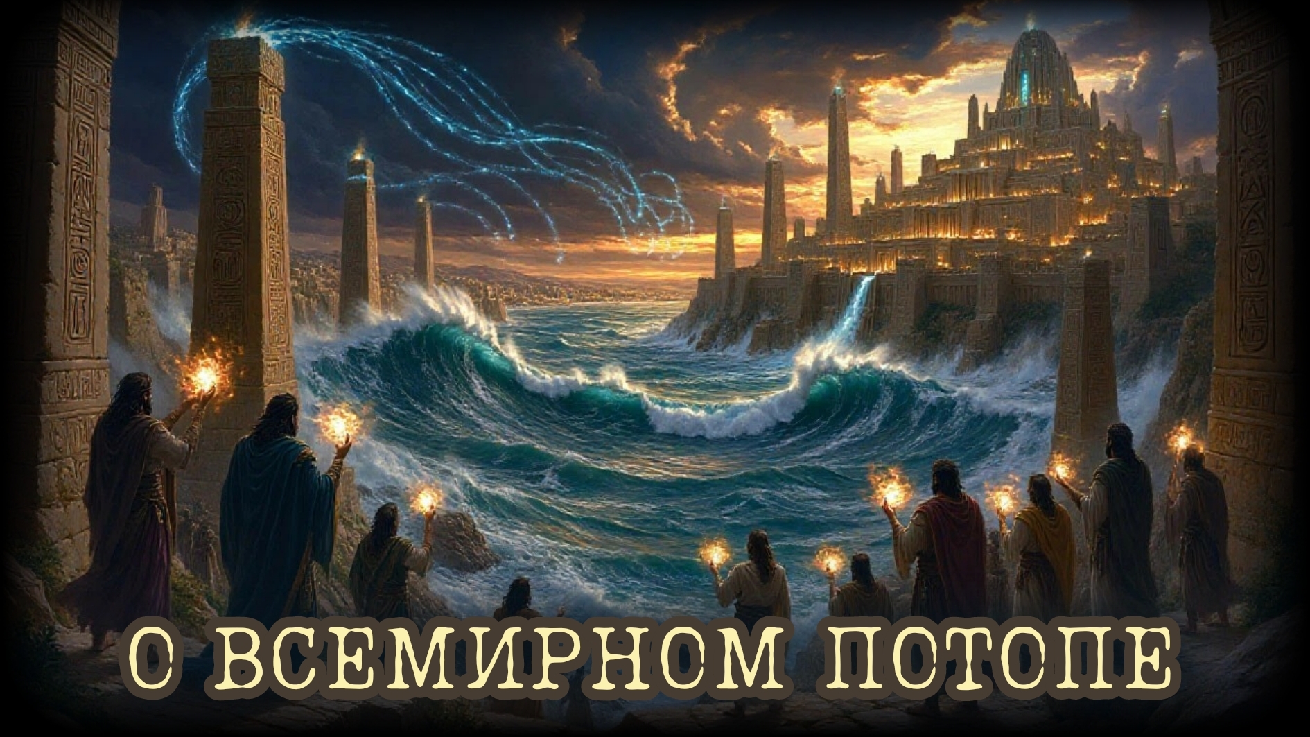 СТЕНА ВОДЫ:  Отголоски затонувших Богочеловеков-Атлантиды /Расплавленный камень / Мифы о потопе