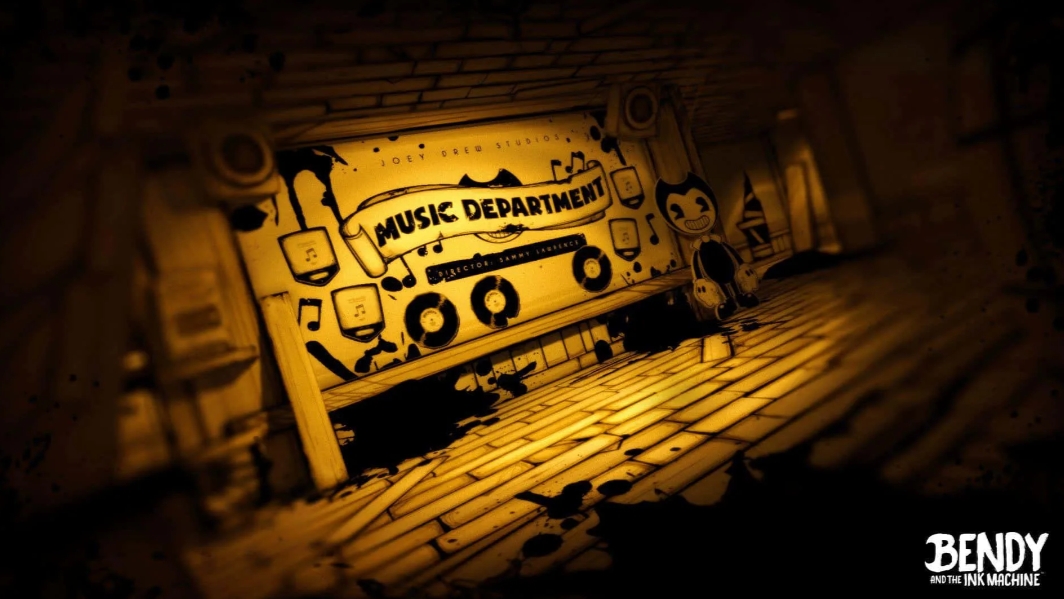 Демон на руже.Bendy and the ink machin прохождение.
