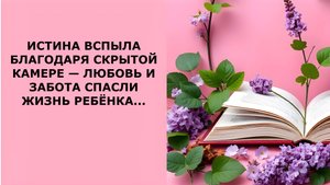 Истории из жизни. ИСТИНА ВСПЫЛА БЛАГОДАРЯ СКРЫТОЙ КАМЕРЕ Аудио рассказы, Жизненные истории слушать