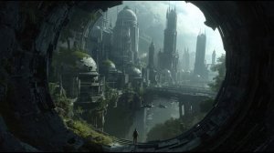 Fractured Moon City🌙2-Hour Zero-G Ambience ｜ Abandoned Galactic Ruins ｜ Melancholic Space