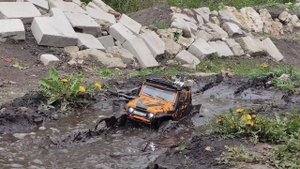 грязь и вода на трассе в Дрезгалово rc trophy rc Drezgalovo