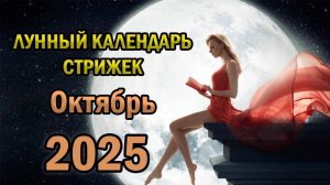 Лунный Календарь Стрижек на ОКТЯБРЬ 2025 года