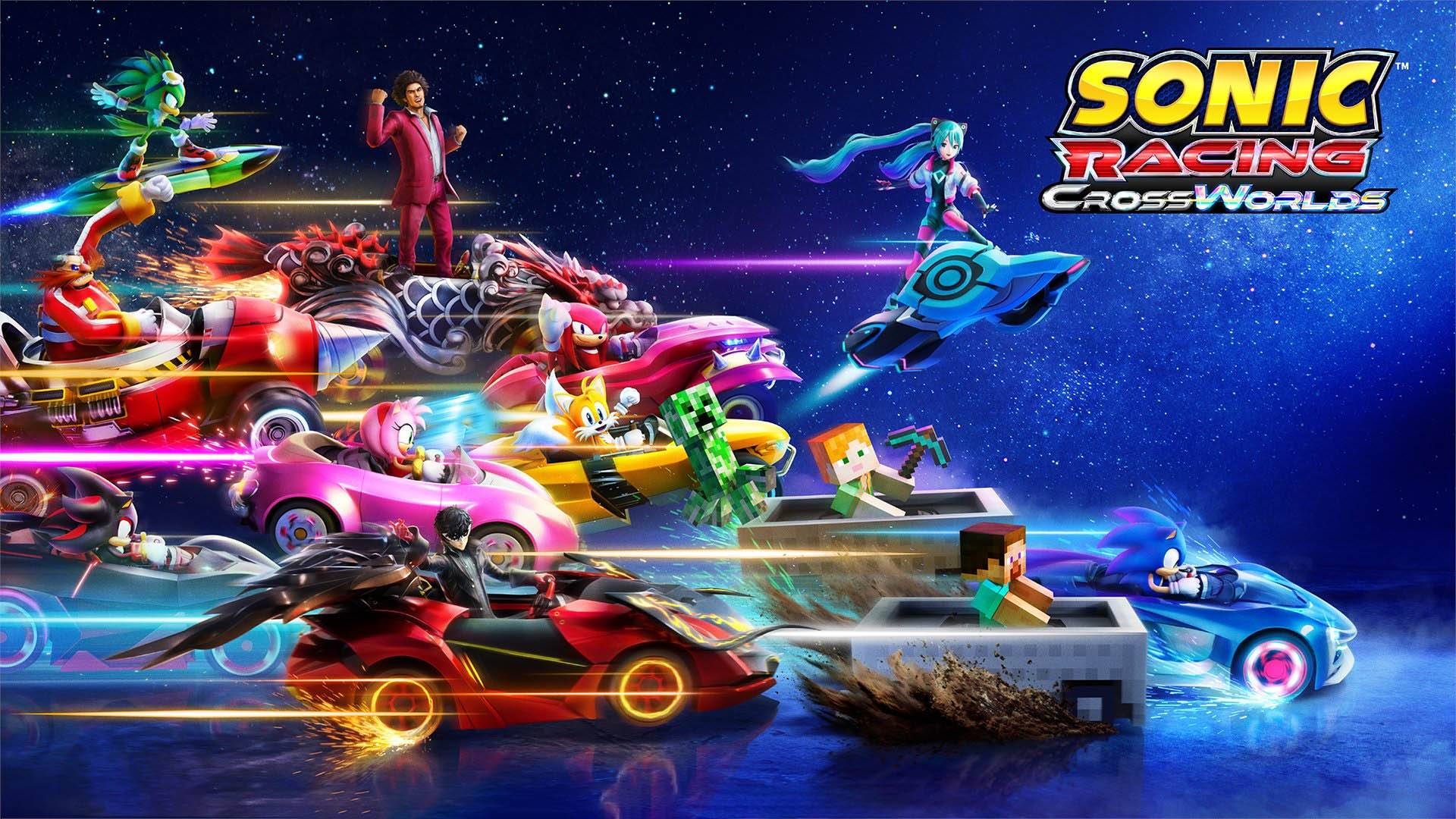 Sonic Racing CrossWorlds ( 2025 - DEMO STEAM ) Прохождение за Эми Роуз #amyrosevssonic