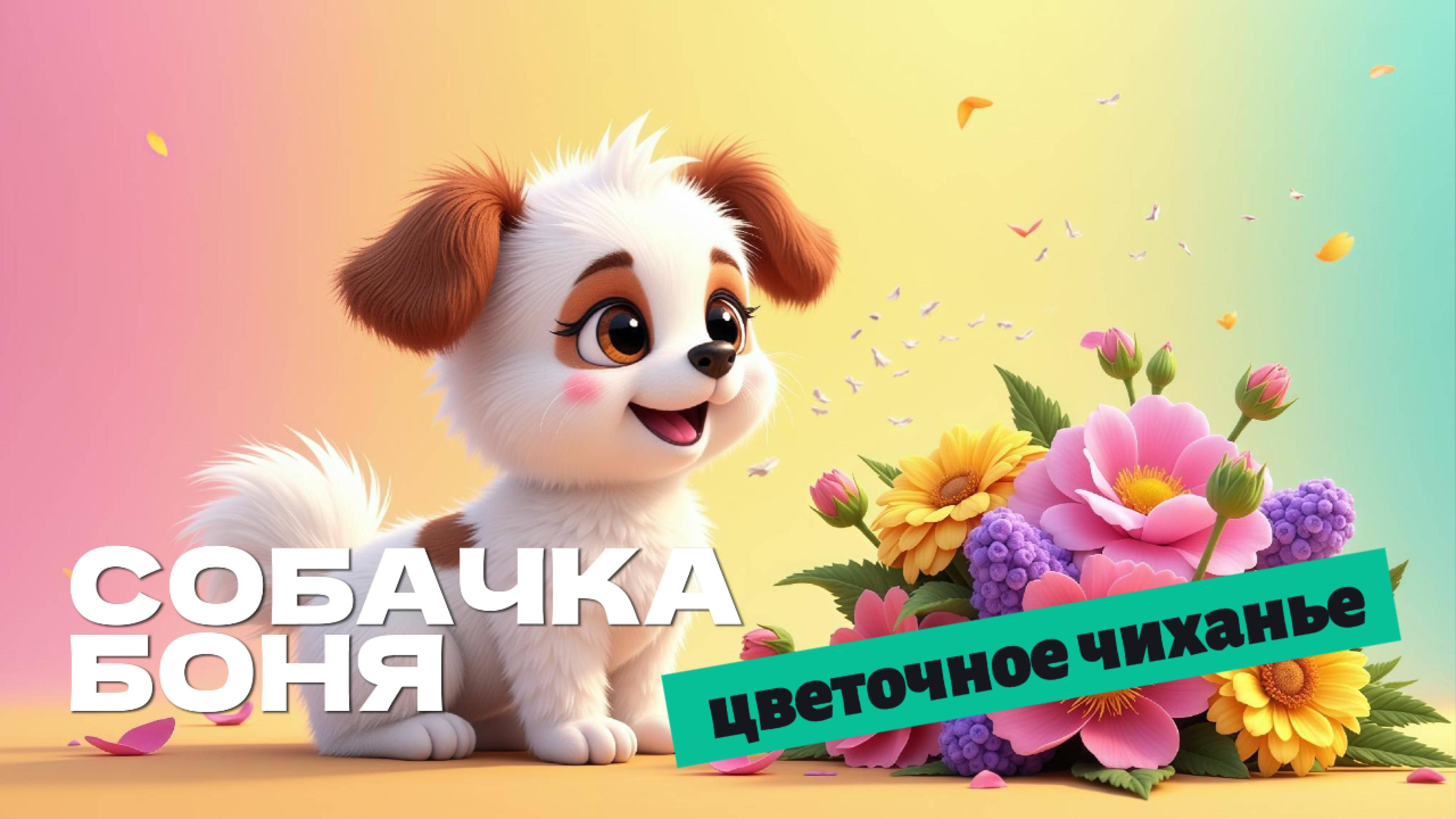 🐶🌸 СОБАЧКА БОНЯ И ЦВЕТОЧНОЕ ЧИХАНЬЕ 🌸🐾