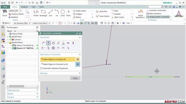 015 Easy way to fully constraint sketch смотреть онлайн