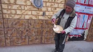 Оформление фасада, декоративный камень покраска фасада. Мастер класс. Decorative rock. Art concrete.